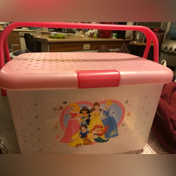 Disney Princess Storage Bin Box Basket - Picture 1 of 6